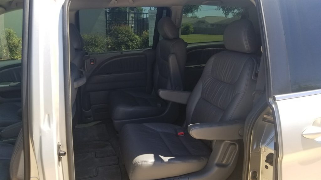 Rear Grey Leather Seats