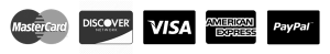 Credit Card Logo - Mastercard, Discover, Visa, American Express, Paypal